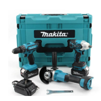 Потужний набір Makita 3в1 36V  шуруповерт, болгарка та гайковерт з акумуляторами для професійних навантажень